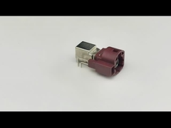FAKRA HSD Connector PCB Mount 4+2 رابط پین تماس برای رادیو خودرو