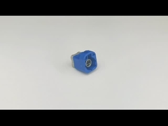رنگ آبی FAKRA کانکتور HSD آداپتور PCB Mount Straight 4 Pin Contact For Automotive