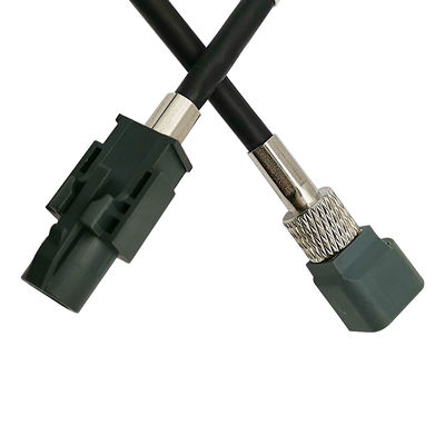 Car Grey HSD Cable Assembly 4 Pin LVDS High Speed Transmission G Code