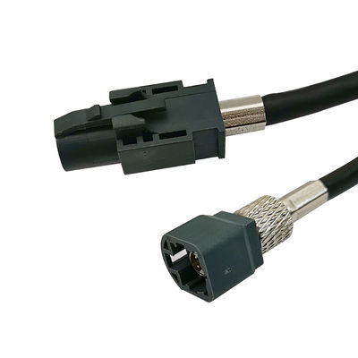 Car Grey HSD Cable Assembly 4 Pin LVDS High Speed Transmission G Code